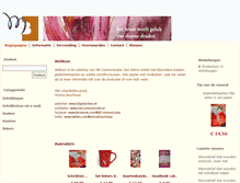 Tablet Screenshot of mbwebshop.nl